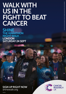 SHINE, The Marathon Night Walk, Sign Up - Supporting Cancer Research UK