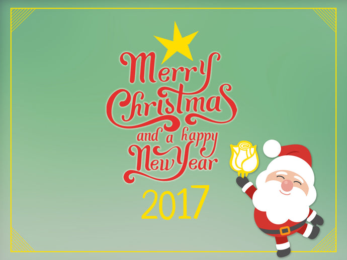 Merry Christmas & Best Wishes for 2017