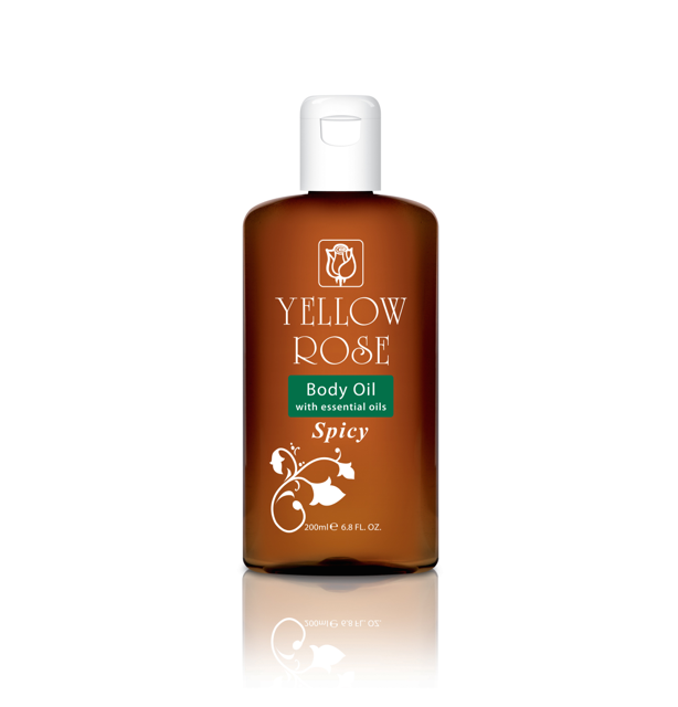 BODY OIL with essential oils SPICY - 200ml